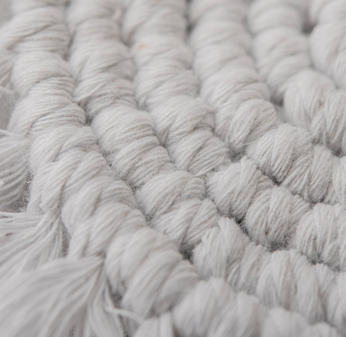 Macrame Mat Soft White