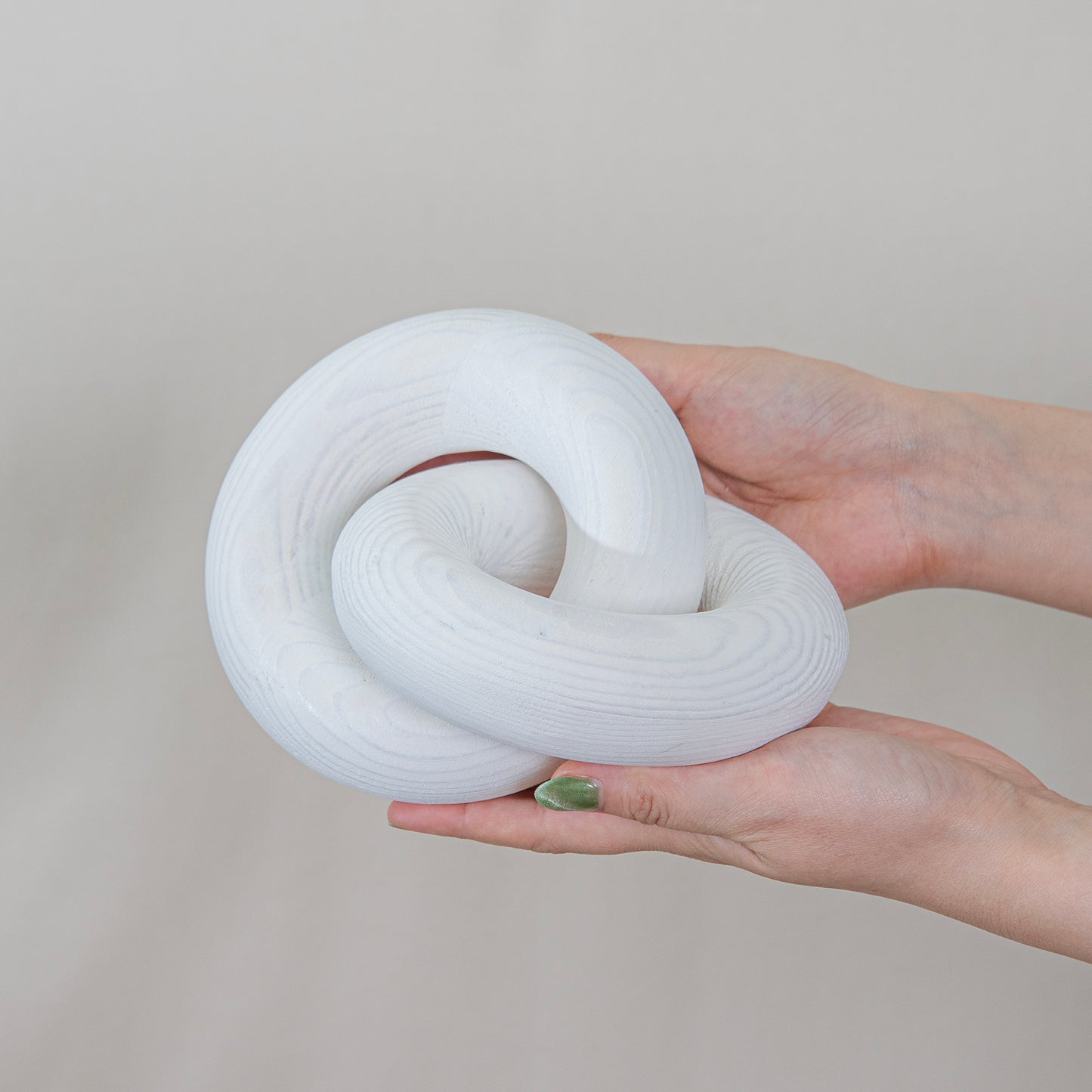 Decorative Wood Knots White