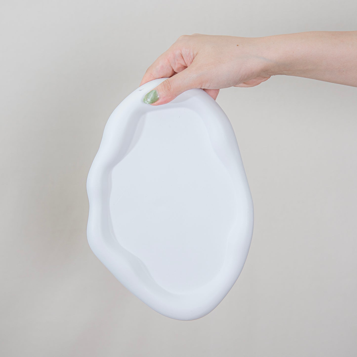 Cloud Tray Ceramic Oval White