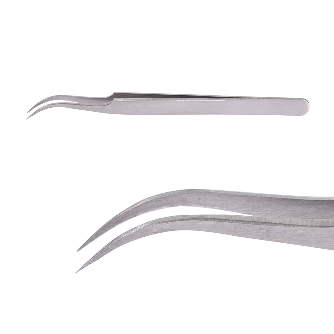 Tweezers Curved J