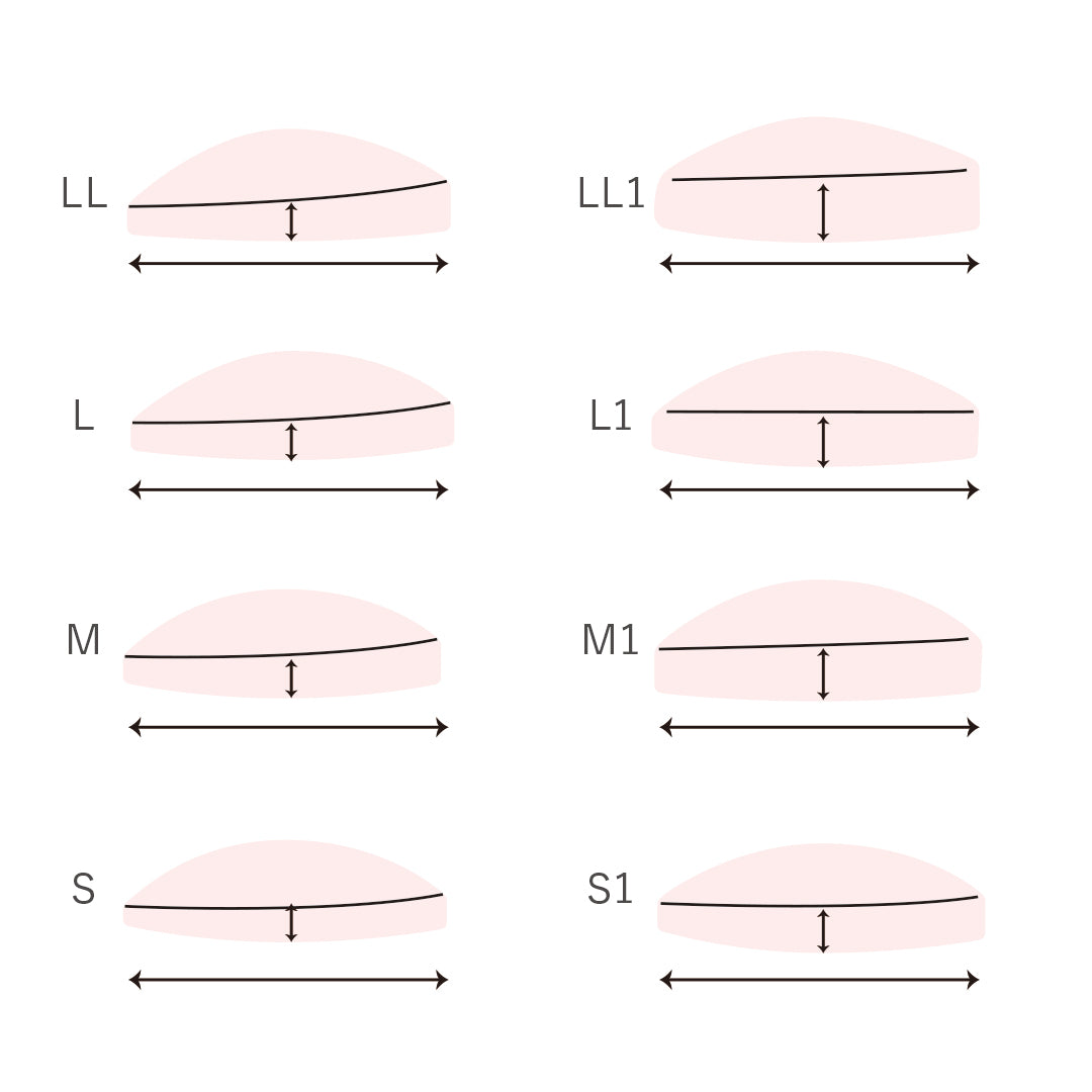 Lash Lift Soft 8 Size Pink Rods Combo