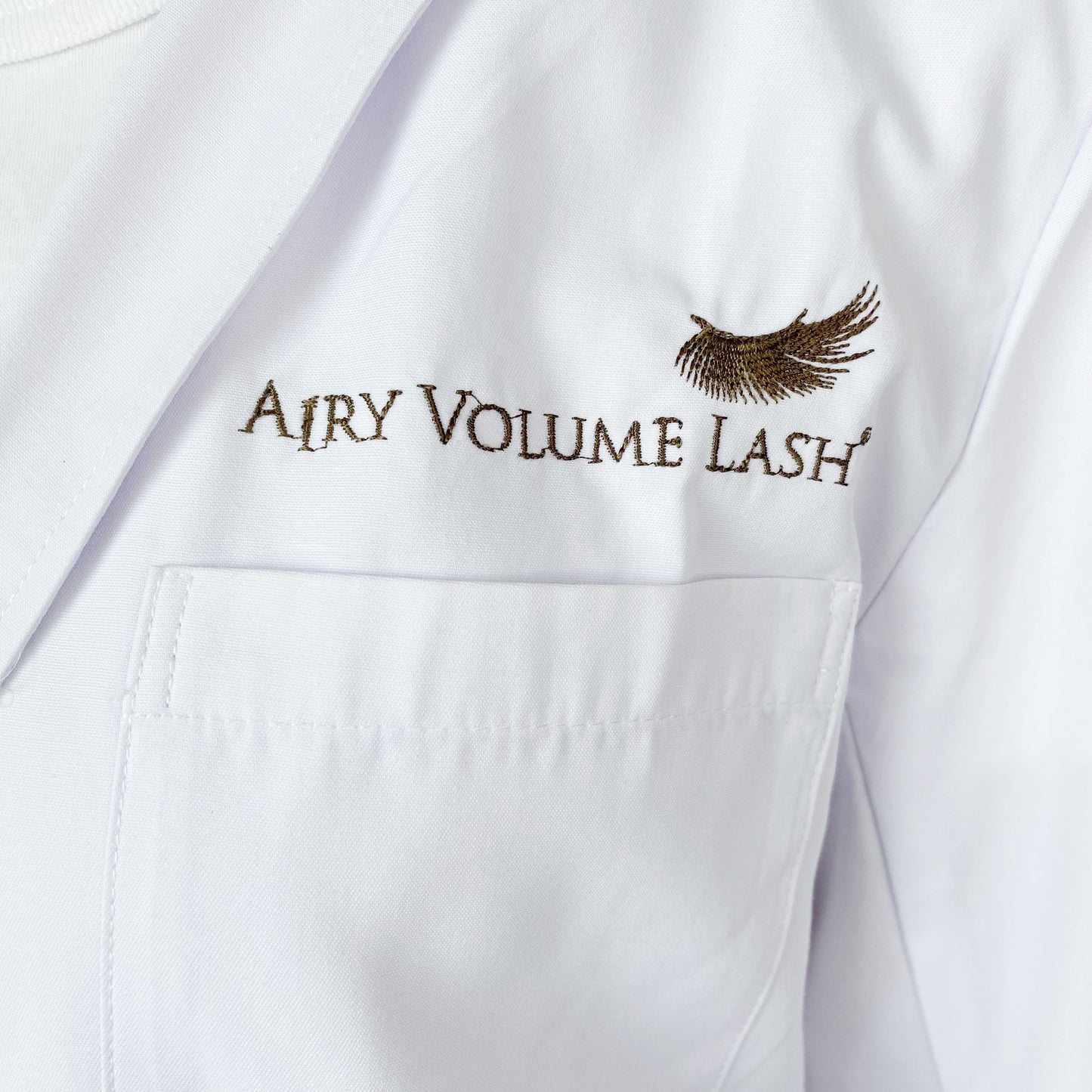 White stylist gown (S Size)
