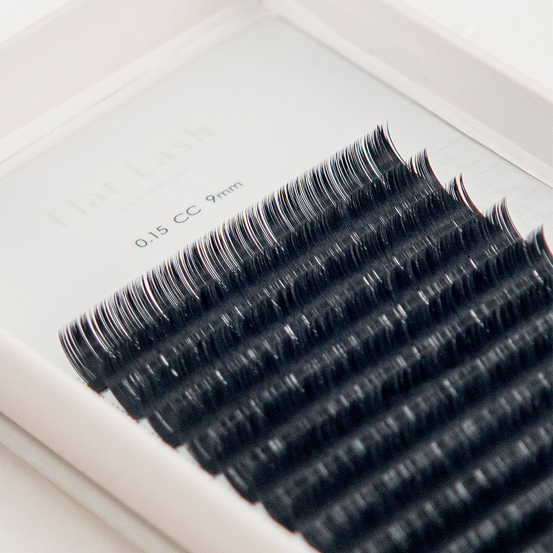 Flat lash (standard length) 0.15mm