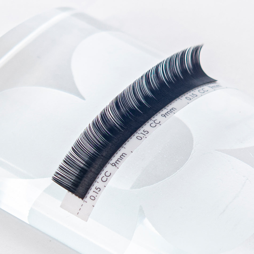 Flat lash (standard length) 0.15mm