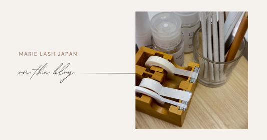 木製テープホルダーの特徴を紹介するサロン向け記事のイメージ画像