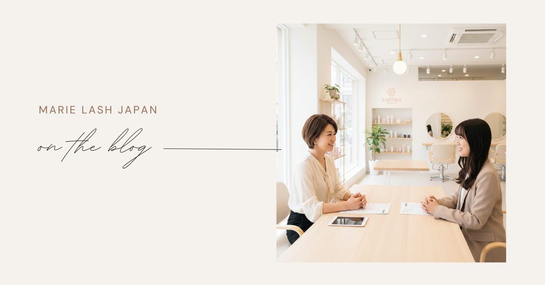 スタッフ募集について打ち合わせを行う美容サロンの現場