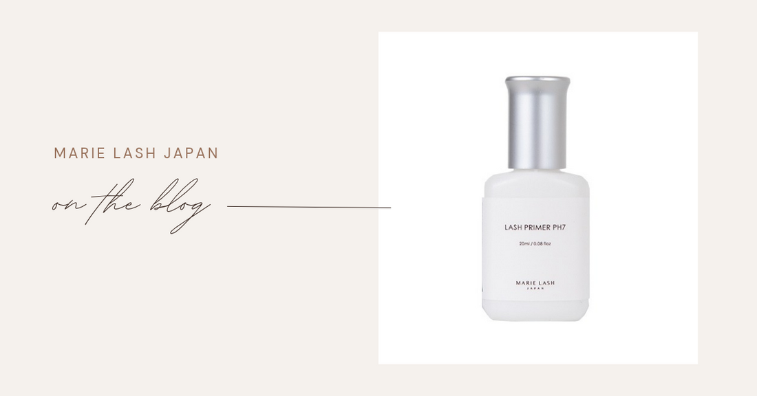 マツエクの前処理でまつ毛を中性に整えるラッシュプライマーpH7（20ml）のボトル