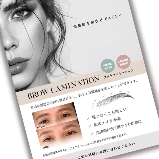 Flyers (300 sheets) created from a marketing perspective to increase customer attraction